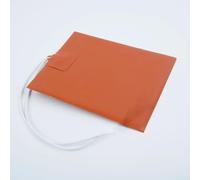 Hosrivae Alfombrilla calefactora de silicona de 12 V 12 W 100 x 120 mm para cama térmica, calentamiento rápido con alto rendimiento de aislamiento, compatible con impresora caliente