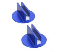 Hosrivae Almohadilla magnética ranurada en aleación de aluminio, fuerte imán para un posicionamiento estable, se adapta a la mayoría de los coches con soldadura de pellizco de 3 pulgadas (B)