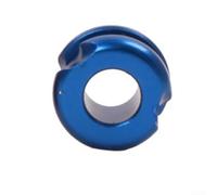 Hosrivae Arco compuesto Peep Sight de aleación de aluminio de apertura de 1/4 pulgadas o 3/16 pulgadas, ayuda de apuntamiento para caza y práctica de objetivo, negro (3/16 azul)