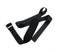 Hosrivae ATG Equipment - Correa de resistencia de pierna nórdica para entrenamiento de tendones isquiotibiales - Banda de resistencia de poliéster resistente, 200 x 5 cm, 273 g, color negro