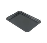 Hosrivae Bandeja de acero para pan, pasteles y galletas - Sartén para horno sin revestimiento con distribución uniforme del calor, asas, apta para lavavajillas - Grande 33 x 23 x 2 cm (Tuba)