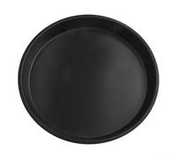 Hosrivae Bandeja para hornear sin pizza, bandeja de horno de microondas de acero al carbono para base de pizza crujiente, bandeja redonda de 6-10 pulgadas, apta para lavavajillas (E)