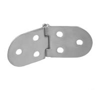 Hosrivae Bisagra de solapa, acero inoxidable plegable de 180° para armarios, muebles y mesas plegables, montaje empotrado autoportante