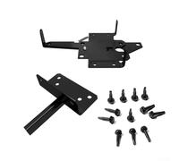 Hosrivae Bisagras de hierro para valla de jardín con kit de accesorios para patio, gallinero, corral de mascotas y valla al aire libre, herrajes resistentes a la intemperie