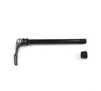 Hosrivae Brocheta de aleación de aluminio para bicicletas de montaña, 100 x 15 mm y 110 x 20 mm, liberación rápida, ligera, rígida y resistente, color negro (A15 x 100)