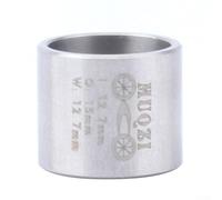 Hosrivae Buje DU de acero inoxidable para amortiguadores traseros, 12,7 mm de diámetro interior x 15 mm de diámetro exterior x 12,7 mm de ancho, funda de repuesto autolubricante compatible con FOX