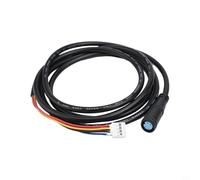 Hosrivae Cable de alimentación y comunicación para scooter eléctrico Xiaomi para modelos 1S y Pro, 124 cm de longitud, conector redondo M8 (9,2 mm), para carcasa de plástico duradera (gris)