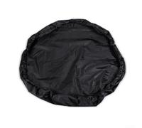 Hosrivae Cambiador impermeable para traje de neopreno con cordón, bolsa de almacenamiento portátil para surf, playa, buceo, kayak, arena, adultos, color negro, 130 cm (130 cm)