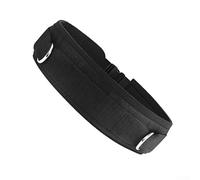 Hosrivae Cinturón de entrenamiento de cintura de neopreno con correas ajustables y 2 anillos de polea móviles para ejercicios de resistencia, velocidad y agilidad, se adapta a 25-41 pulgadas