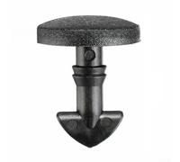 Hosrivae Clips de cubierta de remolque para parachoques trasero para Discovery 3 y 4, repuesto de moldura de ojo de remolque con inserciones de bloqueo de giro, paquete de 2