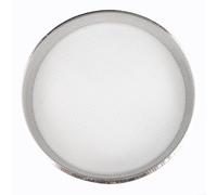 Hosrivae Colador de harina de acero inoxidable, colador de cocina redondo de malla fina de 40 cm para tamizar harina, azúcar y polvo, filtro de 5 mallas, apto para lavavajillas, resistente