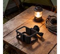 Hosrivae Cold Shoe Expansion Frame Action 6, jaula protectora ABS con soportes para luz de micrófono, accesorio de carcasa ligera, negro (negro)