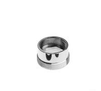 Hosrivae Conector aireador de grifo de latón con rosca exterior - Adaptador de ahorro de agua para grifo de cocina de 16-28 mm a 22 mm, para hogar, oficina y uso público, cromado para placa (rosca