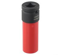 Hosrivae CTA Tools 4218 - Llave de vaso para tuerca de flor, 17 mm, 6 puntos con funda protectora, herramienta de fábrica de extracción de 1/2 pulgada #000 990 5407