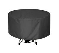 Hosrivae Cubierta antipolvo redonda para electrodomésticos y parrillas al aire libre, tela Oxford recubierta de plata 420D, cubierta protectora solar y UV, impermeable, resistente a la decoloración, B