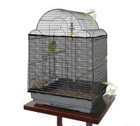Hosrivae Cubierta de jaula de pájaros de malla de nailon transpirable para jaulas grandes, diseño ventilado para reducir el estrés y la dispersión, uso en interiores y exteriores (A)
