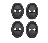 Hosrivae Cubierta protectora de silicona negra para manija de puerta para 718 2015-2021, cubiertas protectoras y decorativas con hebilla para actualización del interior del coche