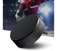 Hosrivae Discos de goma para hockey sobre hielo (paquete de 2), 7,5 x 7,5 x 2,5 cm, 167 g, discos de entrenamiento y práctica de suelo interior para alfombras, azulejos y superficies duras, no