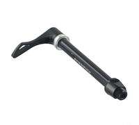 Hosrivae Eje pasante delantero de aleación de aluminio para bicicletas de carretera y montaña, 12 x 100 mm, 15 x 100 mm, 15 x 110 mm, bloqueo de brocheta de liberación rápida, ligero 65 g, negro (12 x