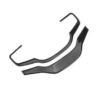 Hosrivae Embellecedor de volante de fibra de carbono real tipo F (2013-2022) - Actualización de moldura interior premium, ajuste exacto, instalación, textura antideslizante