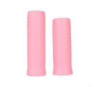 Hosrivae Empuñaduras de silicona para scooters eléctricos, par largo y corto con textura antideslizante, compatible con MAX//G60 Ser(rosa)