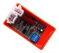 Hosrivae Encendedor de motocicleta con ajuste de código de dial e interruptor DIP para CG125, para GY6, 110cc y DY Series - Carcasa transparente compatible con CA/CC (D)