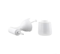 Hosrivae Espumador eléctrico de 350 ml con carga USB-C, dispensador automático de espuma para champú y limpieza, 2 boquillas (fuerte/suave), IPX5 impermeable, montaje en pared