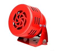 Hosrivae Fallo de sirena de alarma roja, zumbador impulsado por motor de alto decibelio de 110 dB, CA 110 V/DC12 V/DC24 V voltaje sitio de construcción de fábrica (CC 12 V)