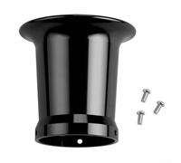 Hosrivae Filtro de aire para carburador, copa de viento de 50 mm de diámetro interior, para aleación de aluminio mecanizado CNC, para carburadores PE/VM, para aplicaciones ATV y UTV (negro)