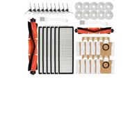 Hosrivae Filtro HEPA de repuesto para Xiaomi Robot Vacuum 5 OV21CN, kit de accesorios con cepillos laterales, almohadillas de fregona, bolsas de polvo, instalar cuidado del piso (C)