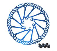 Hosrivae Freno de disco para bicicletas de montaña - Acero inoxidable 160 mm/180 mm/203 mm ventilado con soporte de 6 pernos, compatible con Alivio & D (180 mm)