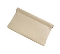 Hosrivae Funda de piel para espaciosa, delgada para dinero en efectivo, compartimentos de viaje, con cartera más para pasaporte, cartera larga de poliuretano, cierre automático (gris)