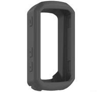 Hosrivae Funda de silicona compatible con Garmin Edge-850/550, absorción de golpes, anticaídas, cubierta flexible de ajuste delgado con botón completo y acceso al puerto (gris)