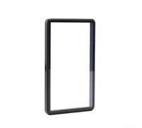 Hosrivae Funda protectora para tarjetas clasificadas PSA que combinan aleación de aluminio y vidrio templado, ofreciendo compacto y almacenamiento para tarjetas de coleccionista (negro)