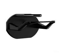 Hosrivae Ganchos de pared para béisbol, diseño de gancho doble adhesivo fuerte, estante de exhibición de sombreros para organización de armario del hogar, paquete de 20 (negro)