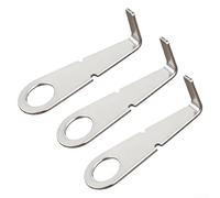 Hosrivae Herramienta de extracción de llaves de timbre de puerta, destornillador de reparación de timbre, 3 piezas de acero inoxidable para mini kit de extracción con mosquetón para anillo WiFi