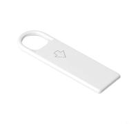 Hosrivae HOME-in - Interruptor de tarjeta para toma de corriente tipo 86, inserto de tarjeta de ahorro de energía para hotel, casa de huéspedes, uso doméstico, material de policarbonato blanco, 4.25 x