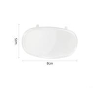 Hosrivae Juego de 2 cubiertas de lente de lámpara de puerta para L200 para Triton MK4 (2006-2014) - Luz de puerta interior de plástico transparente pieza de repuesto 8411A001