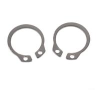 Hosrivae Juego de anillos de retención de anillo externo, 100 piezas de acero inoxidable 304, resistente al óxido para reparación automotriz y mecánica, surtido de 8-18 mm