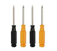 Hosrivae Juego de destornilladores de seguridad Torx para T15, para T20, para T25, para pernos de seis lóbulos a prueba de manipulaciones T30, varilla de acero al cromo vanadio, mango de PVC