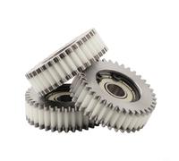 Hosrivae Juego de engranajes planetarios de nailon 36T + acero inoxidable con rodamientos 608Z para motor de buje - Paquete de 3 engranajes de repuesto eléctricos para motor de rueda de bicicleta
