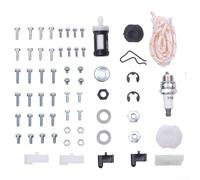 Hosrivae Juego de tornillos y pernos de motosierra de metal, kit de cierre completo para una fácil reparación del equipo, se adapta a MS260/MS360/MS440/MS460/MS660 y más modelos