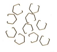 Hosrivae Kestrel, Valiant & For Eagle II Baitcasting - Piezas de repuesto de resorte de carrete, paquete de 10 o 5 unidades, clips circulares de metal para caña de pescar (10 unidades)