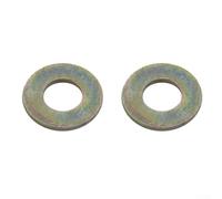 Hosrivae Kit de anclaje para el suelo del inodoro, juego de pernos de fijación en ángulo para bidé y inodoro con tapas de rosca, construcción de plástico + hierro, color blanco (1 juego, compatible