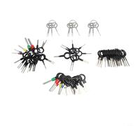 Hosrivae Kit de herramientas de extracción de terminales de coche de 73 piezas, extractor de pines de conector de cable automotriz, acero y ABS, asas de junta tórica, reparación de arnés no