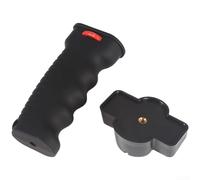 Hosrivae Kit de mango de antena direccional HT8/HT4/HT666/HT666A/KM6-600/6000, base negra resistente con tornillos, ajuste seguro y uso portátil