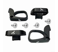 Hosrivae Kit de mango doblado de asiento ajustable para Mitsubishi Shogun MK2, repuesto de palanca de reclinación interior de plástico ABS negro, compatible con OEM MB792477 MB792471 MB792474 MB792480