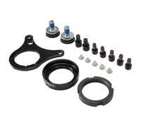 Hosrivae Kit de montaje de motor eléctrico para eje pedalier forHD serie 01/02/03 BB68-120 mm, incluye adaptador de placa triangular, anillo de bloqueo adaptado