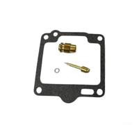 Hosrivae Kit de reparación de carburador para XV1100 1988-1999 para Virago 1100 con tornillo de aire y flotador, goma + material metálico, 2 juegos incluidos