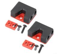 Hosrivae Kit de soporte de brocas y tornillos 49-16-3697, juego de 8 piezas con 2 ganchos, 4 tornillos, 2 adaptadores para llave de taladro inalámbrica, accesorios de repuesto rojo y negro
